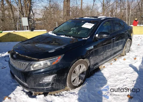 2015 Kia Optima Hybrid Ex из США, поврежденный, VIN KNAGN4AD5F5084964